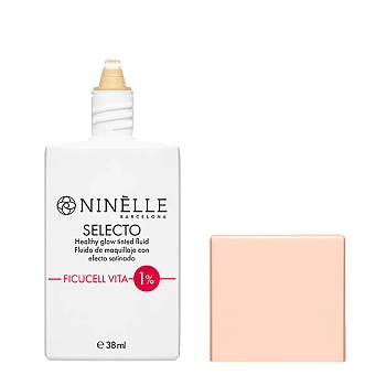 Крем-флюид тональный с эффектом здорового сияния, №243 нейтральный бежевый / SELECTO 38 мл