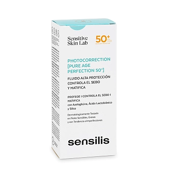 SENSILIS Флюид матирующий для чувствительной и жирной кожи SPF50+ / Oil Control Mattifying High Protection Fluid 40 мл, фото 2