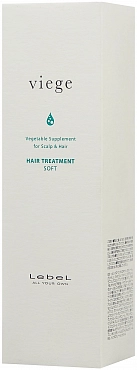 LEBEL Маска для глубокого увлажнения волос / Viege Treatment SOFT 240 мл