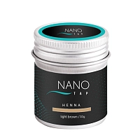Хна для бровей в баночке, светло-коричневый / NanoTap light brown 10 гр, NANO TAP