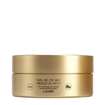 Патчи гидрогелевые с муцином улитки и золотом для области вокруг глаз 60 шт