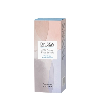 DR. SEA Сыворотка антивозрастная для лица с комплексом Glycotensyl и гиалуроновой кислотой / Dr.Sea 30 мл, фото 3