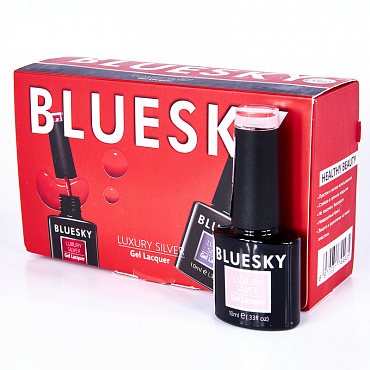 BLUESKY LV020 гель-лак для ногтей / Luxury Silver 10 мл
