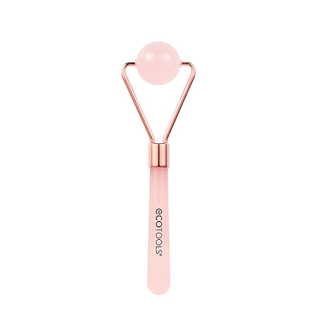 Мини-роллер для лица из розового кварца / Rose Quartz Contour Roller