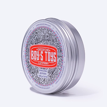 BOY'S TOYS Бриолин для укладки волос сверх сильной фиксации со средним уровнем блеска / Boy's Toys Deluxe 100 мл, фото 2