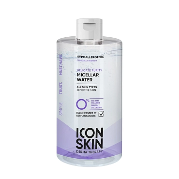 ICON SKIN Вода мицеллярная очищающая / Delicate Purity 450 мл