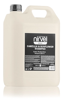 Шампунь-восстановление с экстрактом камелии и подсолнечника для окрашенных волос / SHAMPOO COLOR PROTECTION CAMELLIA & SUNFLOWER 5000 мл