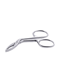 KAIZER Ножницы-пинцет для бровей, серебро, фото 1