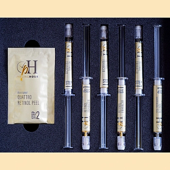 PREMIUM Набор желтый пилинг 6 процедур (гель-проводник 6*4 мл + пилинг 6*5 мл) Revolution Yellow Peel, фото 2