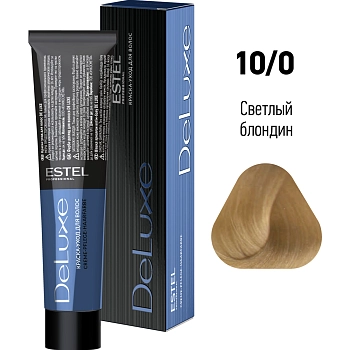 ESTEL PROFESSIONAL 10/0 краска для волос, светлый блондин / DE LUXE 60 мл, фото 2