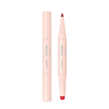 PUPA Помада губная, 010 чистый красный / VAMP! CREAMY DUO 0,1 гр, фото 1