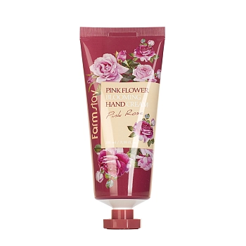 Крем для рук с экстрактом розы / PINK FLOWER BLOOMING HAND CREAM PINK ROSE 100 мл