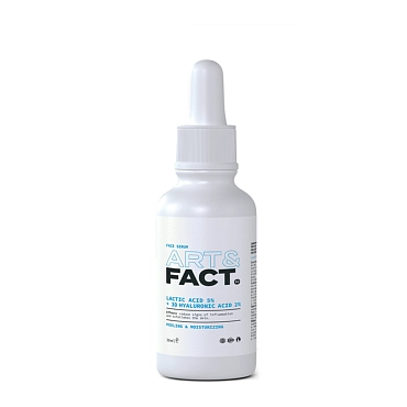 ART&FACT Сыворотка пилинг для лица с молочной кислотой / Lactic Acid 5% + 3D Hyaluronic Acid 2% 30 мл