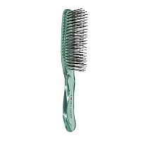 I LOVE MY HAIR Щетка парикмахерская для волос Русалочка 1801, зеленая прозрачная M, фото 2