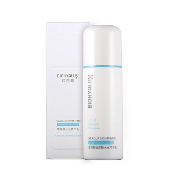 BIOHYALUX Эмульсия увлажняющая для сияния и выравнивания тона кожи / Biohyalux HA Aqua Lightening Essence Emulsion 100 гр, фото 2