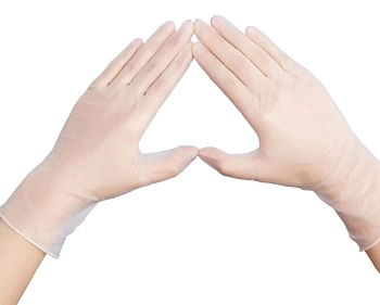 ECOLAT Перчатки виниловые, прозрачные, размер L / EcoLat 100 шт, фото 3