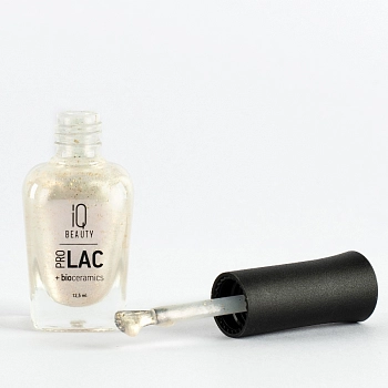 IQ BEAUTY 107 лак для ногтей укрепляющий с биокерамикой / Nail Polish PROLAC+bioceramics 12,5 мл, фото 2