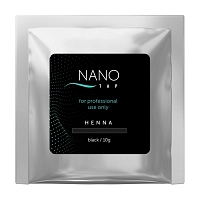 Хна для бровей в саше, черный / NanoTap dark 10 гр, NANO TAP