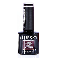 LV178 гель-лак для ногтей черный / Luxury Silver 10 мл, BLUESKY