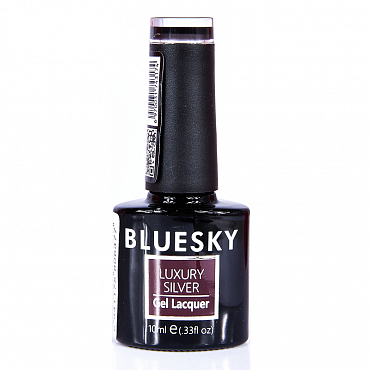 BLUESKY LV178 гель-лак для ногтей черный / Luxury Silver 10 мл
