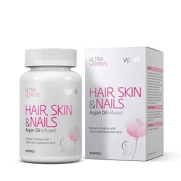 VPLAB Комплекс для улучшения состояния волос, ногтей и кожи / Ultra Women’s Hair, Skin & Nails 90 капсул