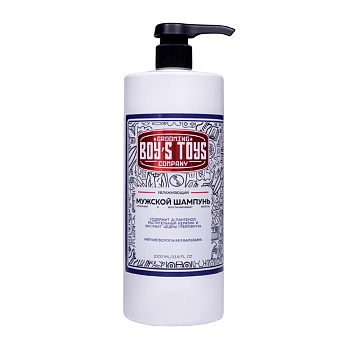 Шампунь увлажняющий для ежедневного ухода за нормальными и сухими волосами / Boy's Toys 1000 мл