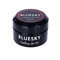 BLUESKY Полигель с шиммером для ногтей Красный, в банке / Pudding Gel Art 8 гр, фото 1