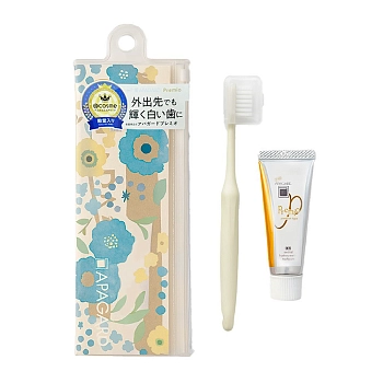 APAGARD Набор дорожный (зубная щетка + колпачок, зубная паста 20 гр, косметичка) Apagard Premio travel set, фото 2