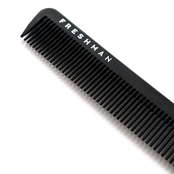 FRESHMAN Расческа-гребень рабочая для моделирования и стрижки / Collection Carbon, фото 2