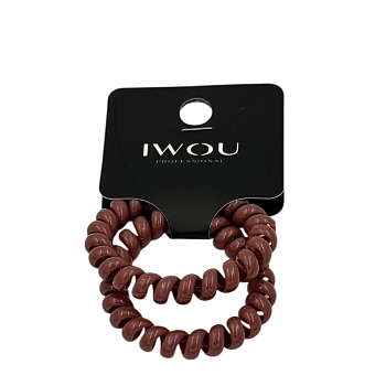 Резинка пружинка Глянец какао 2шт