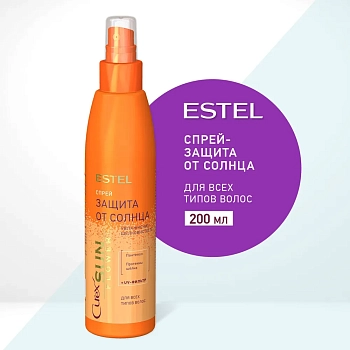 ESTEL PROFESSIONAL Спрей для увлажнения и защиты от UV-лучей / Curex Sunflower 200 мл, фото 2