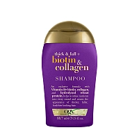 OGX Шампунь для тонких волос с биотином и коллагеном тревел / Travel Thick And Full Biotin And Collagen Shampoo 88,7 мл, фото 1