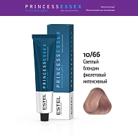 ESTEL PROFESSIONAL 10/66 краска для волос, светлый блондин фиолетовый интенсивный / ESSEX Princess 60 мл, фото 2