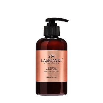 Крем парфюмированный для рук, черная роза баккара / LAMONNET 300 мл