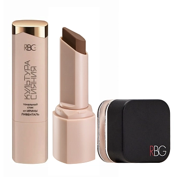 RUSSIAN BEAUTY GURU Набор Сияйте культурно (тональный стик тон 02 + тональный стик тон 04 + кремовый консилер тон 01) RBG, фото 2