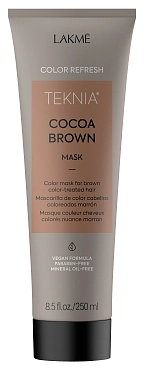LAKME Маска для обновления цвета коричневых оттенков волос / REFRESH COCOA BROWN MASK 250 мл