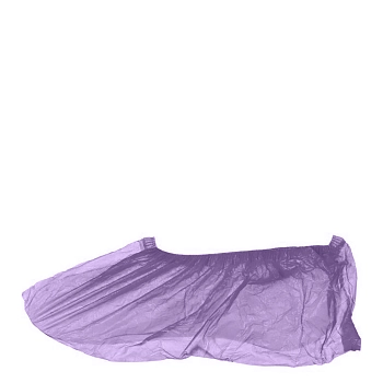 ЧИСТОВЬЕ Бахилы медицинские одноразовые полиэтиленовые, сиреневые, 2,2 г 100 шт, фото 2