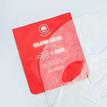 NAME SKIN CARE Маска тканевая для лица сияние кожи с AHA-кислотами / NSC 22 гр, фото 3