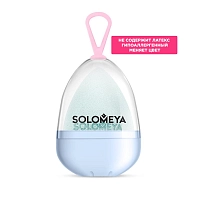 SOLOMEYA Спонж косметический для макияжа меняющий цвет, голубой-розовый / Color Changing blending sponge Blue-pink, фото 2