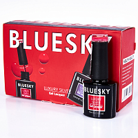 BLUESKY LV120 гель-лак для ногтей / Luxury Silver 10 мл, фото 3