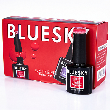 BLUESKY LV120 гель-лак для ногтей / Luxury Silver 10 мл