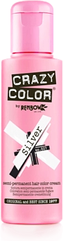 CRAZY COLOR Краска для волос, серебряный / Crazy Color Silver 100 мл, фото 2