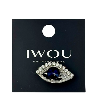 IWOU PROFESSIONAL Брошь-значок Глаз-алмаз, фото 3