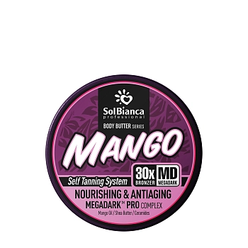 Крем-баттер для тела с эффектом автозагара, манго, 30х bronzer 150 мл