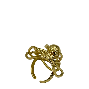 Кольцо Цветок в золоте