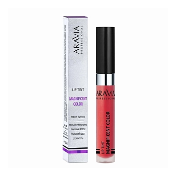 ARAVIA Professional Тинт-блеск для губ, 09 / lip tint MAGNIFICENT COLOR 5,5 мл, фото 2