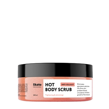 LIKATO PROFESSIONAL Скраб антицеллюлитный для тела с разогревающим эффектом / Likato 200 мл