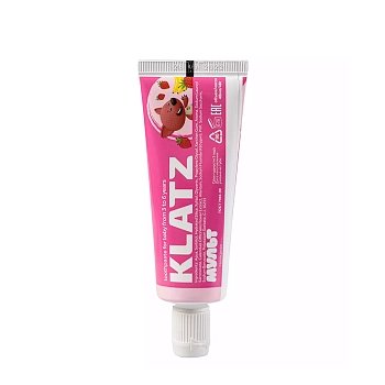 KLATZ Паста зубная Мимимишки клубника-банан / Klatz KIDS 40 мл, фото 2