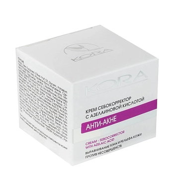 KORA Крем себокорректор с азелаиновой кислотой / OPTIMAL SEBOCONTROL 50 мл, фото 6