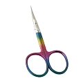 Ножницы для кутикулы, цветное радужное покрытие / CLASSIC
